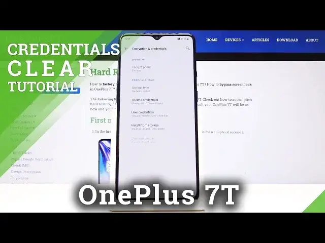 'Video thumbnail for How to Clear Credentials in OnePlus 7T - Erase All Licenses'