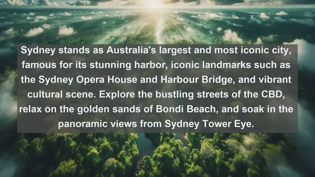 Video thumbnail for Discovering Australia: Top 10 Largest Cities Down Under