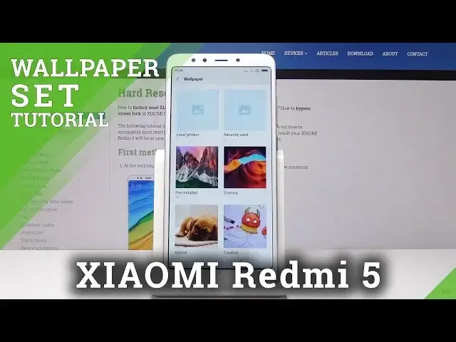 'Video thumbnail for How to Change Wallpaper on XIAOMI Redmi 5 - Home & Lock Screen Look'