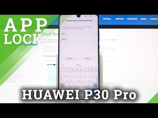 'Video thumbnail for Add Password for App on HUAWEI P30 Pro - Apps Lock'