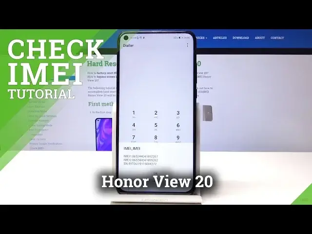 'Video thumbnail for How to Locate IMEI Number in Honor View 20 - IMEI & Serial Number'