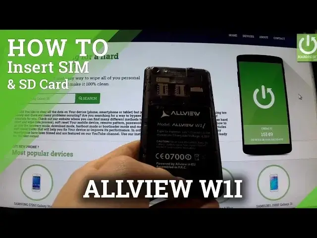 Video thumbnail for ALLVIEW W1i - How to Insert SIM card and micro SD card in ALLVIEW