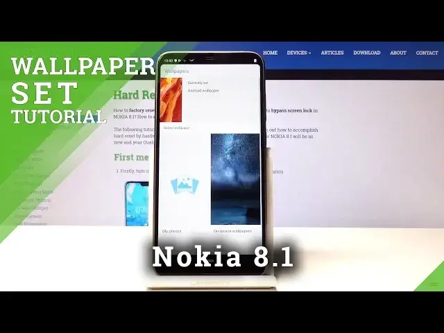 Video thumbnail for How to Change Wallpaper in Nokia 8.1 - Update Home Screen