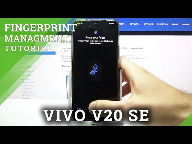 Video thumbnail for How to  Add Fingerprint to VIVO V20 SE - Scan Fingerprint