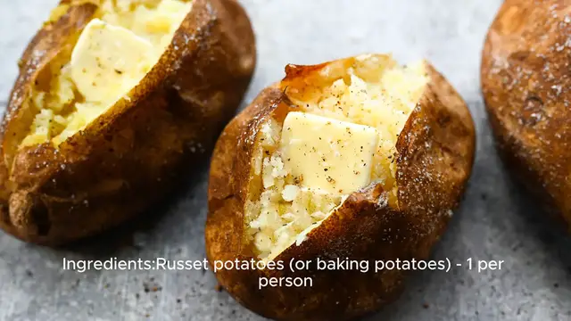 Video thumbnail for Baked potato recipe
