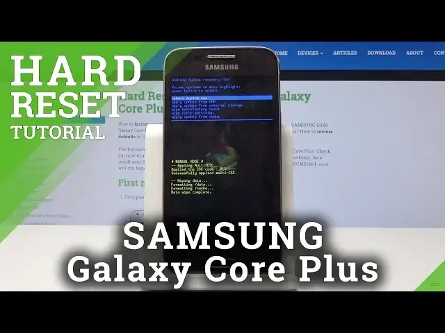 Video thumbnail for HARD RESET SAMSUNG Galaxy Core Plus - Wipe Data / Bypass Screen Lock