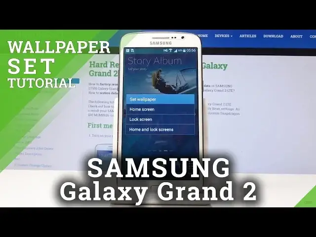 Video thumbnail for How to Change Wallpaper in SAMSUNG Galaxy Grand 2 - Lock Screen & Home Screen Update