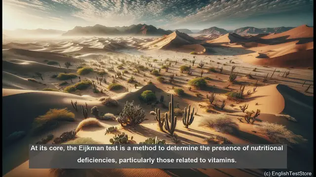 Video thumbnail for Eijkman test in biology - meaning, definition and examples