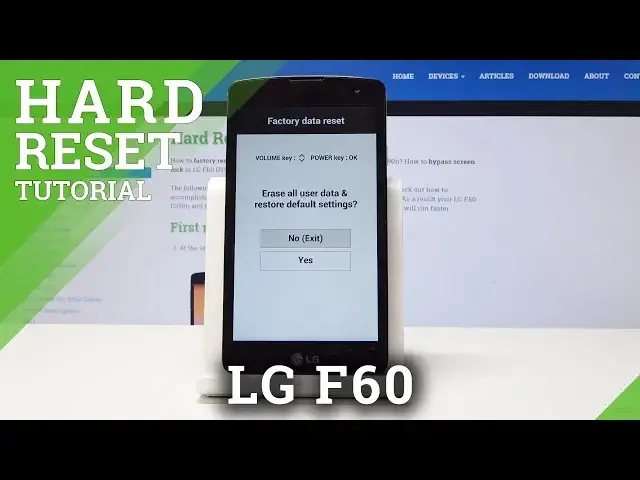 Video thumbnail for HARD RESERT LG F60 - Bypass Lock Screen / Wipe Data