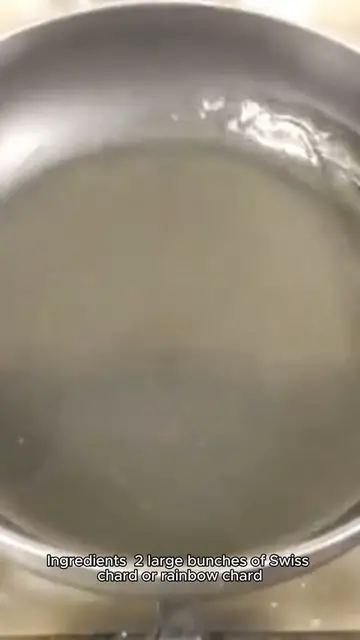 Video thumbnail for swiss chard recipe