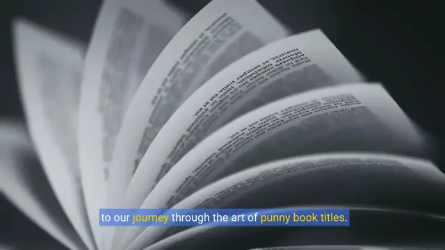 Video thumbnail for Pun-believable Reads: A Tour of Hilariously Named Books