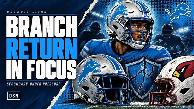 Video thumbnail for Detroit’s secondary keeps the Lions from feeling safe, and Brian Branch is the difference-maker