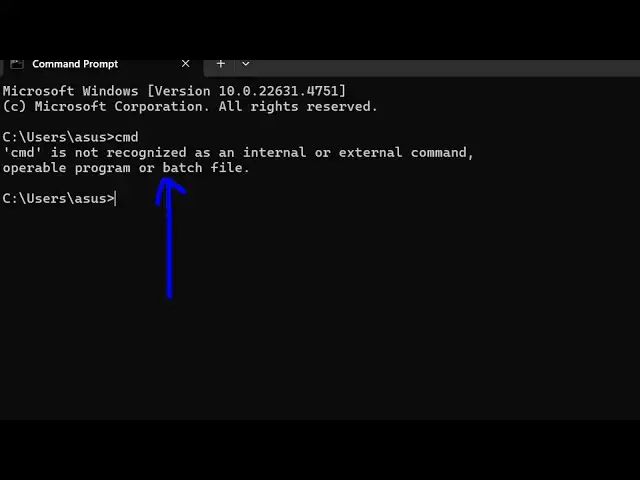 Video thumbnail for How to fix cmd is not recognized as an internal and external command Error