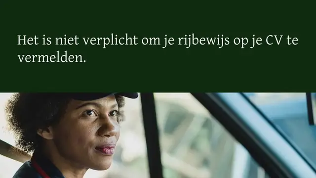 Video thumbnail for Driver_s_License_on_CV_Yes_or_No 3