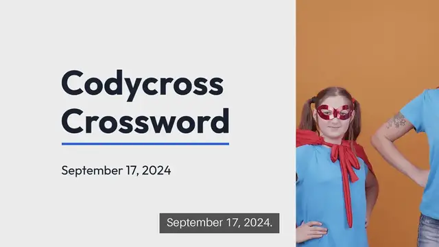 Video thumbnail for Today’s Codycross Crossword September 17, 2024 Answers
