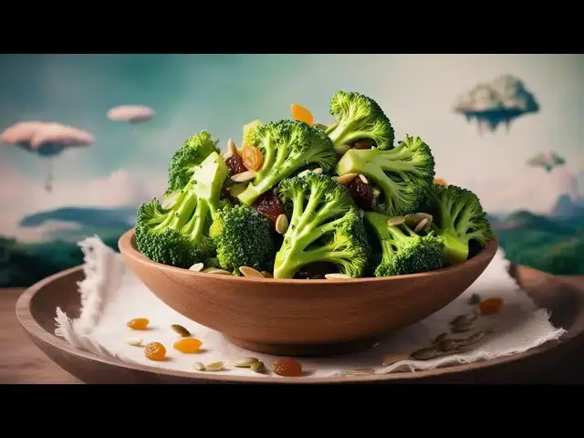Video thumbnail for Ensalada de brócoli fresca y deliciosa: la opción nutritiva ideal