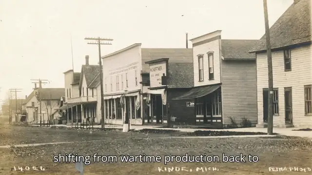 Video thumbnail for Kinde Michigan 1919: Main Street and Farm Town Life