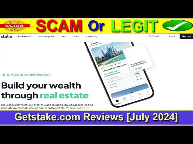 Video thumbnail for Getstake Reviews (July 2024) Check This Website Legit Or Scam? | Product Review