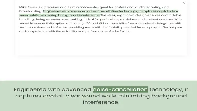 Video thumbnail for broadcasting. Engineered with advanced noise-cancellation technology, it captures crystal-clear sound while minimizing background interference. The sleek, ergonomic design ensures comfortable handling during extended use, making it ideal