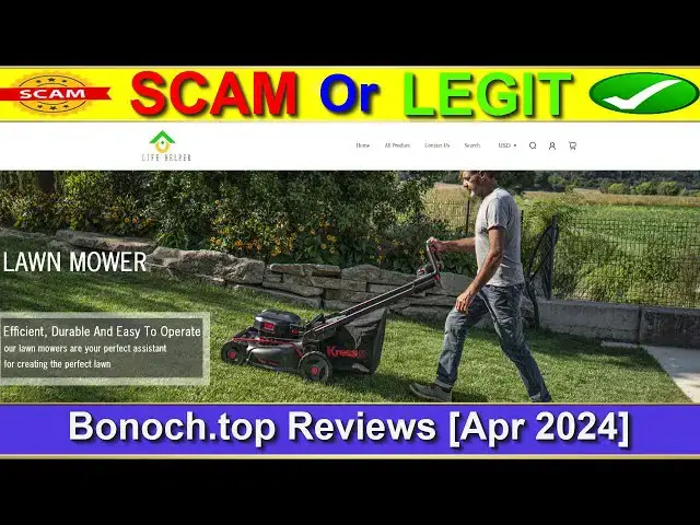 Video thumbnail for Bonoch.top Reviews (April 2024) - Is This A Legit E-Commerce Site? Find Out! | Product Review