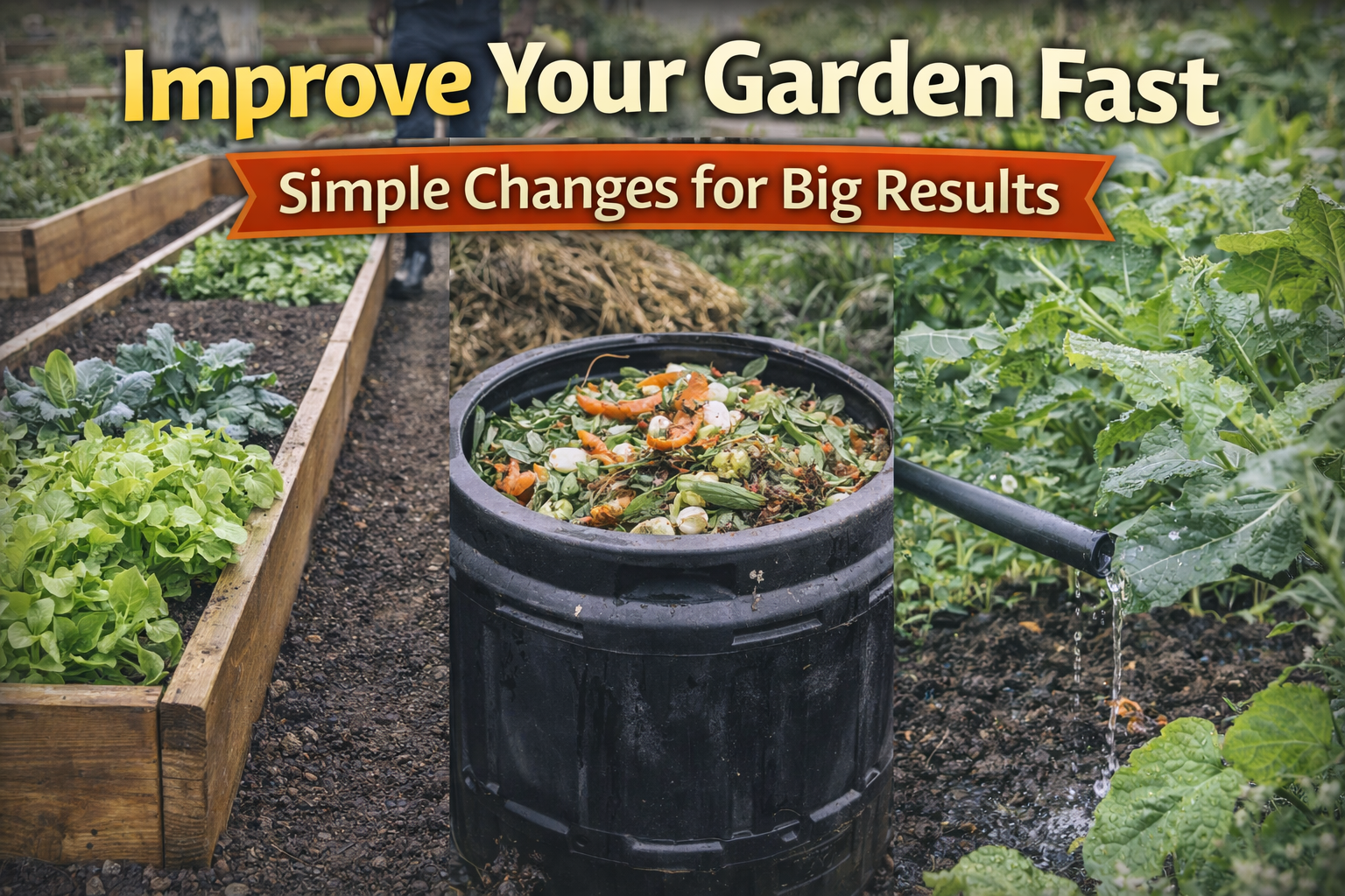 Video thumbnail for Improve Your Garden Fast | Simple Changes for Big Results