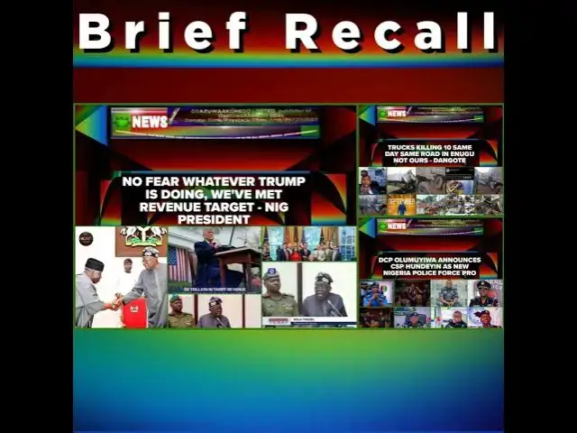 Video thumbnail for NewsBriefRecall @10pm 5-9