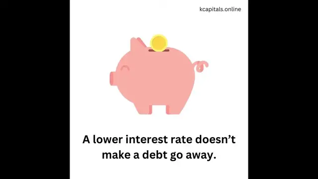 Video thumbnail for A Lower Interest Rate Doesn’t Make a Debt Go Away | Dave Ramsey Quotes about Money