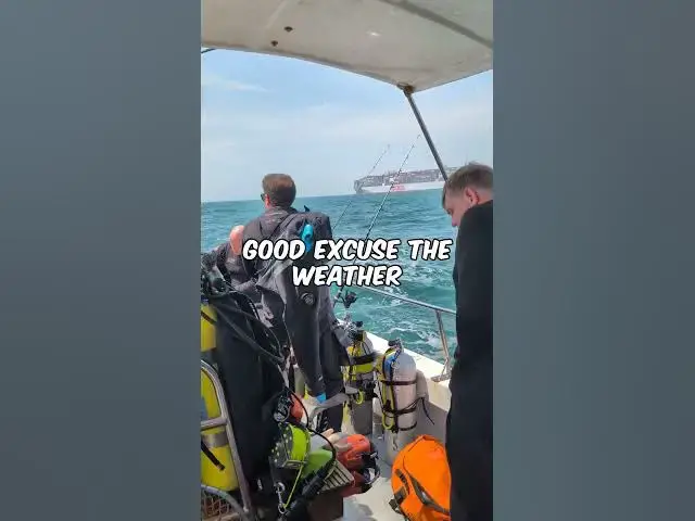 Video thumbnail for Massive Cargo Ship Heads Straight for Our Diving Boat #WreckDiving #TechDiving #Danger