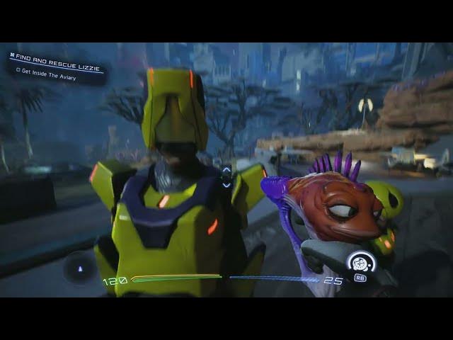 Video thumbnail for High On Life 2 - Circuit Arcadia Zoo: Get To The Aviary: Talk with Father and Son Bounty Hunter Duo