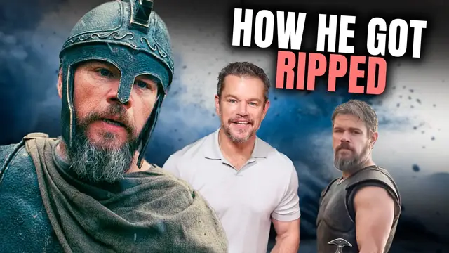 Video thumbnail for How Matt Damon Got Ripped For Christopher Nolan's The Odyssey