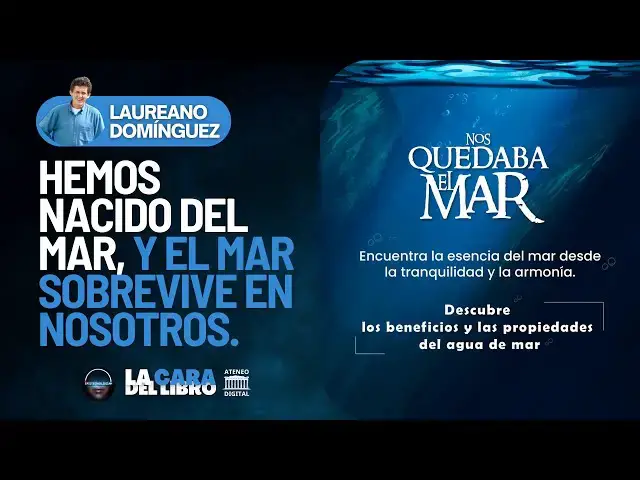 'Video thumbnail for Nos quedaba el mar | Laureano Domínguez | #LaCaradelLibro'