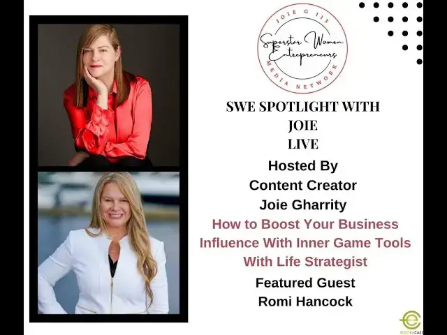 Video thumbnail for 308.  How To Boost Your Business Influence With Inner Game Tools With Life Strategist Romi Hancock