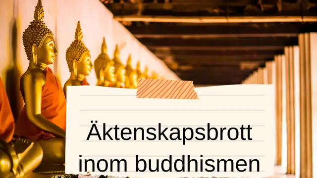 Video thumbnail for Äktenskapsbrott inom buddhismen