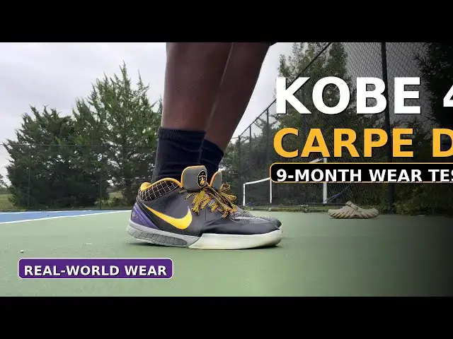 'Video thumbnail for Kobe 4 “Carpe Diem”from Kickwho – 9 Month Wear Test (Hoops + Pickleball)'