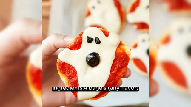 Video thumbnail for Creepy-Crawly Pizza Bagels