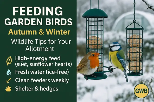 'Video thumbnail for Feeding Garden Birds in Autumn & Winter | Wildlife Tips for Your Allotment'