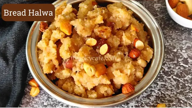 'Video thumbnail for Bread Halwa | Bread Pudding Indian Style'