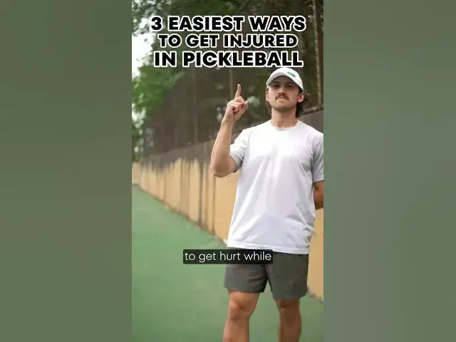 Video thumbnail for How to Get Hurt Playing Pickleball