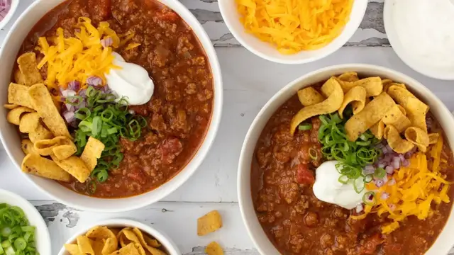 Video thumbnail for Beefy Loaded Oklahoma-Style Chili Recipe