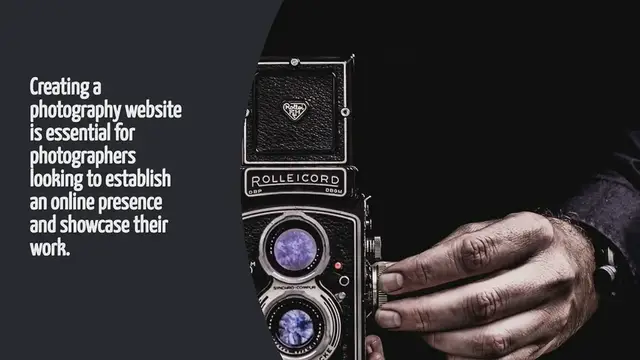 Video thumbnail for How To Make A Photography Website