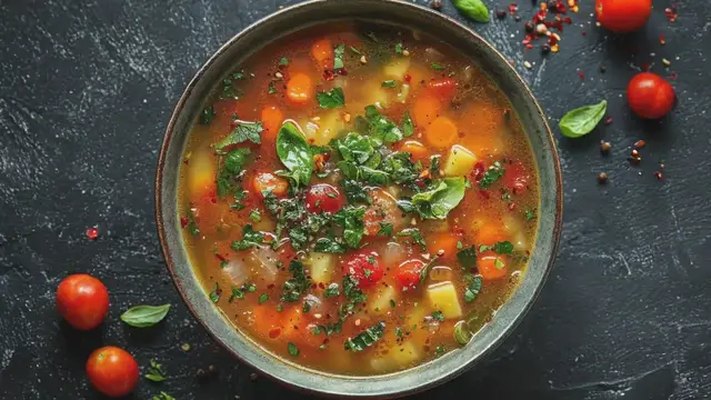 'Video thumbnail for Easy Homemade Vegetable Soup_ A Flavorful, Healthy Recipe'