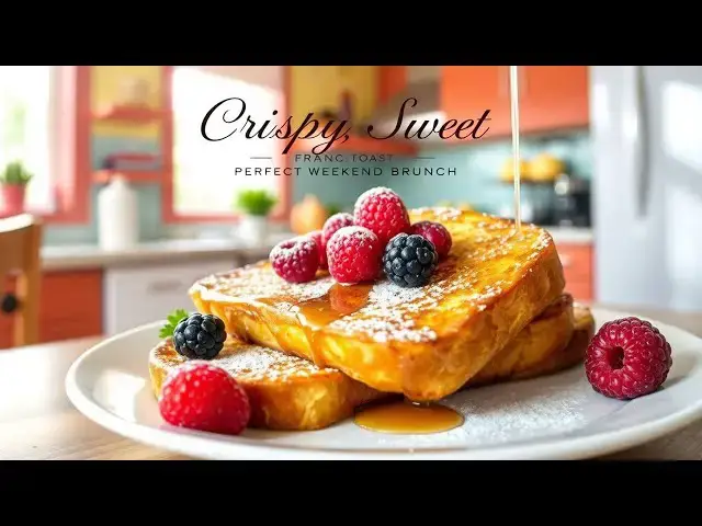 'Video thumbnail for 🍞 “Crispy, Sweet French Toast — Perfect Weekend Brunch!”'