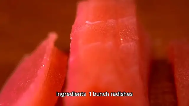 Video thumbnail for radish recipe