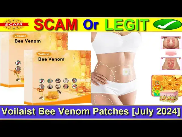 Video thumbnail for Voilaist Bee Venom Patches Reviews (July 2024) - Is Voilaist Patches A Scam Or Legit Site? Find Out!