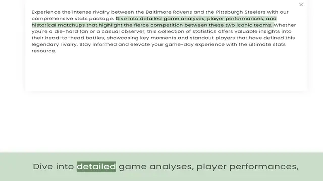 Video thumbnail for comprehensive stats package. Dive into detailed game analyses, player performances, and historical matchups that highlight the fierce competition between these two iconic teams. Whether you're a die-hard fan or a casual observer, this col