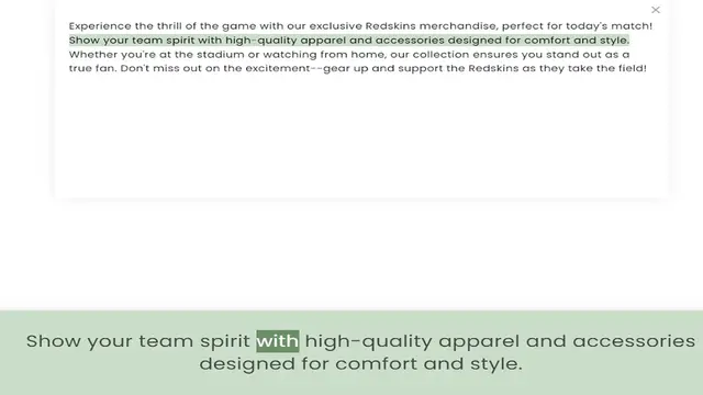 Video thumbnail for Show your team spirit with high-quality apparel and accessories designed for comfort and style. Whether you're at the stadium or watching from home, our collection ensures you stand out as a true fan. Don't miss out on the excitement—gear