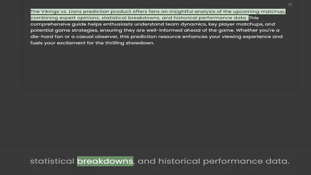 Video thumbnail for combining expert opinions, statistical breakdowns, and historical performance data. This comprehensive guide helps enthusiasts understand team dynamics, key player matchups, and potential game strategies, ensuring they are well-informed a