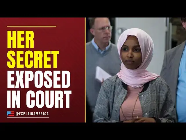 Video thumbnail for COURTROOM BOMBSHELL - Ilhan Omar’s Secret Just Got Exposed
