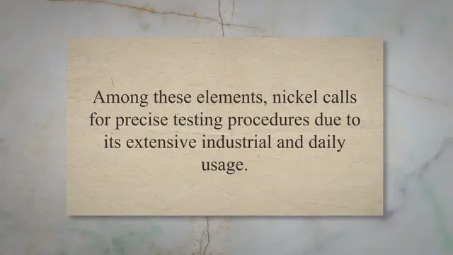 Video thumbnail for Dimethylglyoxime (Diacetyl Dioxide): A Sensitive Test for Nickel Detection