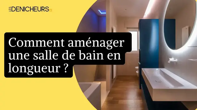 Video thumbnail for 🛁 Aménager une petite salle de bain en longueur : conseils et idées 🧺